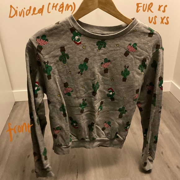H and M (Divided) Christmas Jumper - Picture 1 of 2